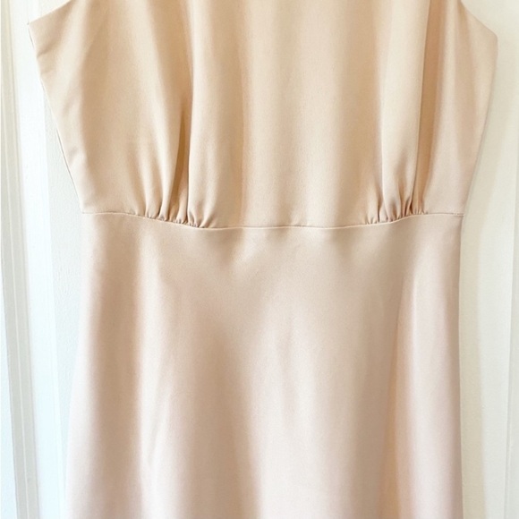 BHLDN SACHIN + BABI Beckett Satin Blouson Formal Gown In Oyster NWT Evening - Picture 6 of 15